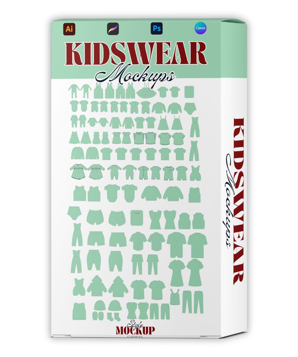 70 Kidswear Mockups
