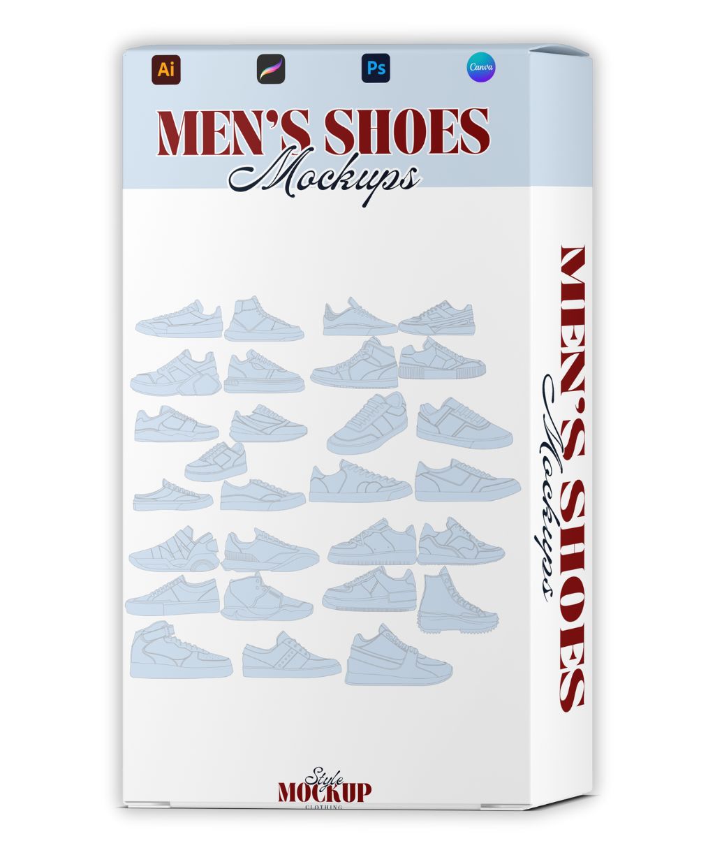 25 Men’s Shoes Mockups