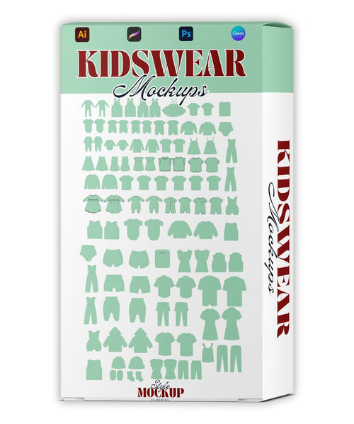 70 Kidswear Mockups