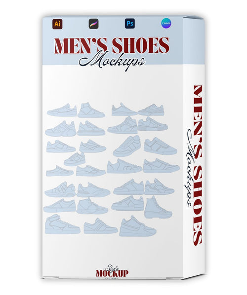 25 Men’s Shoes Mockups